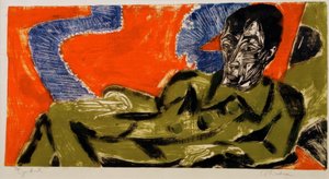 Retrato de Otto Mueller de Ernst Ludwig Kirchner